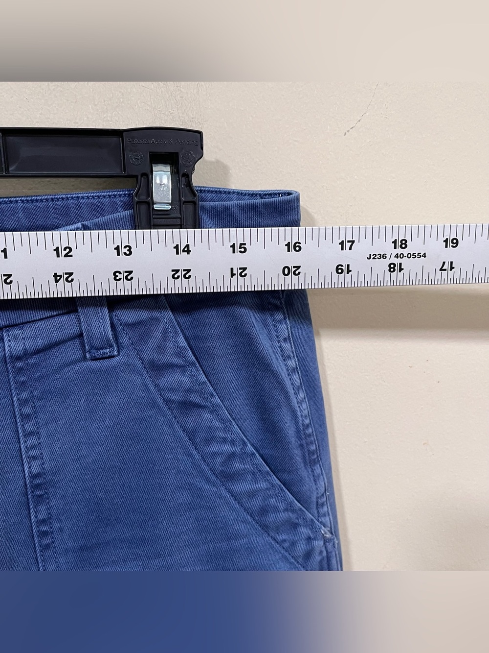 AMO EASY ARMY TROUSER size 29 color deep indigo EUC women’s pants blue - Picture 4 of 12